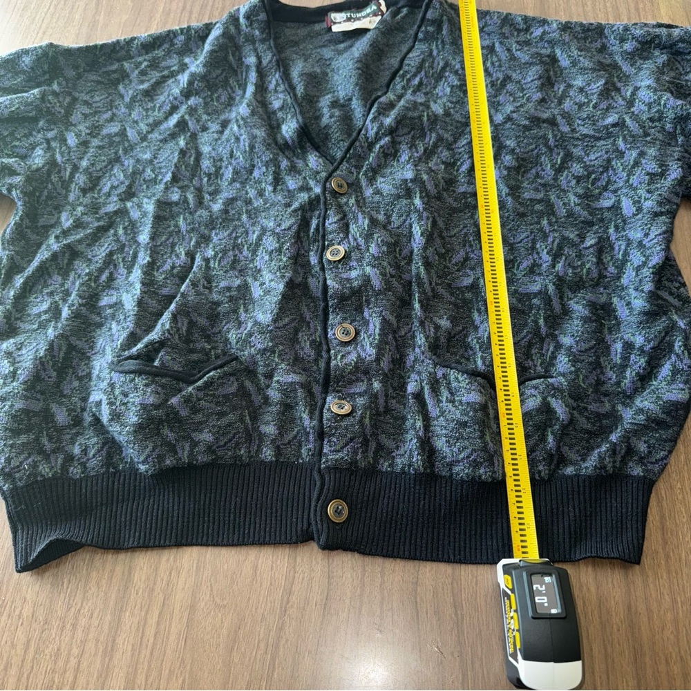 Tundra Canada Vintage Sweater Cardigan V-Neck Button Up 100% Wool 3XL 2XL XL - Picture 8 of 13
